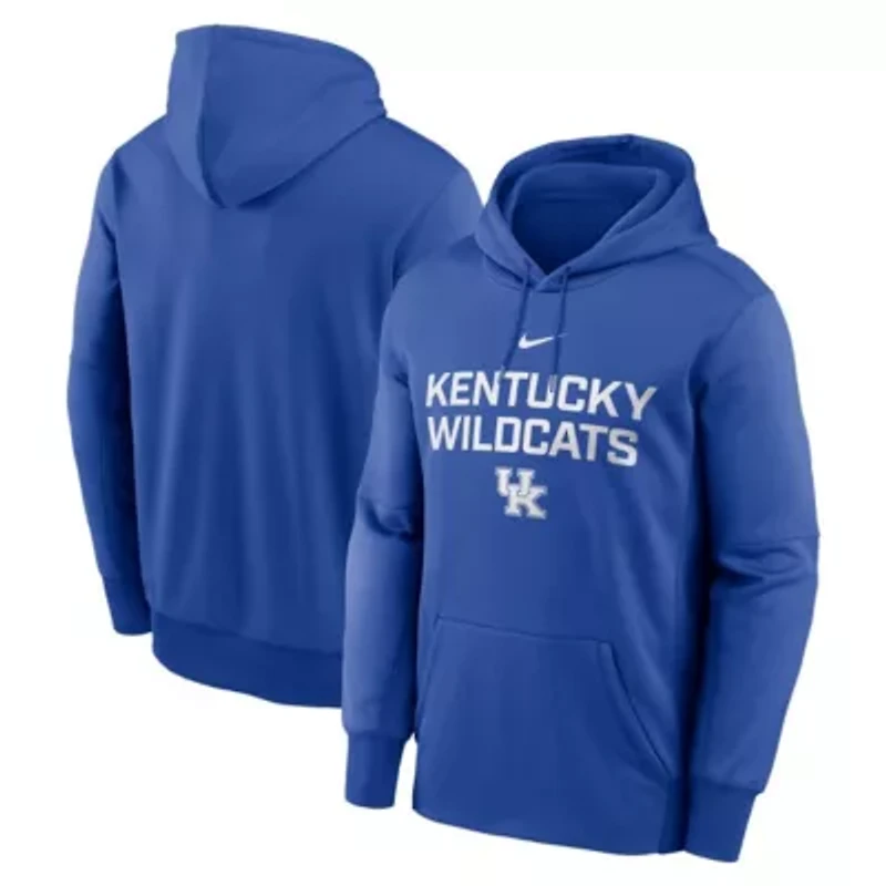 NCAA Nike Kentucky Wildcats Team Stacked Performance Pullover Hoodie