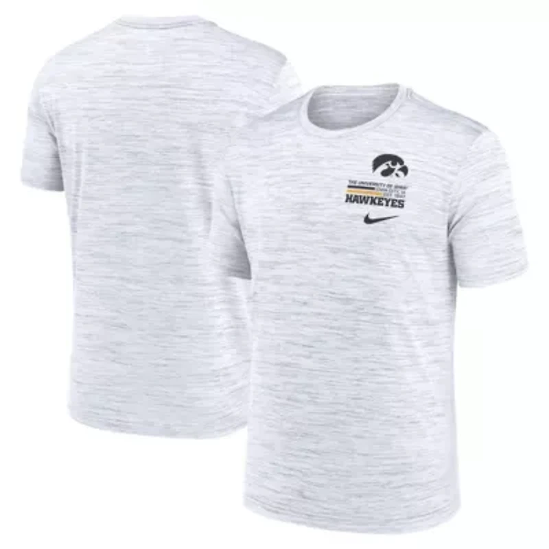 NCAA Nike Iowa Hawkeyes Velocity Stacked Dri-FIT T-Shirt