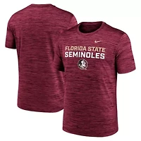 NCAA Nike Florida State Seminoles Campus Center Stack Velocity Dri-FIT T-Shirt