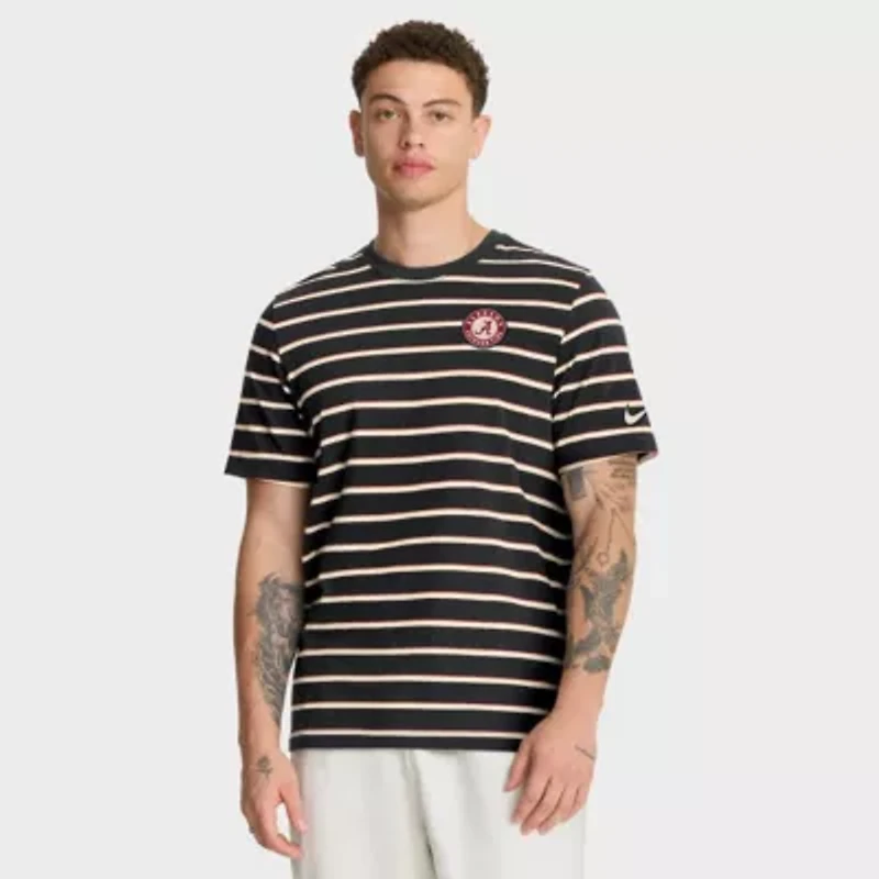 Alabama Crimson Tide NCAA Nike Athletic Prep Legacy Summit Stripe T-Shirt