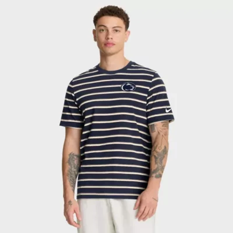 NCAA Nike Penn State Nittany Lions Athletic Prep Legacy Summit Stripe T-Shirt