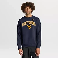 NCAA Nike West Virginia Mountaineers Arch Pullover Sweatshirt