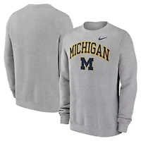 NCAA Nike Michigan Wolverines Arch Pullover Sweatshirt
