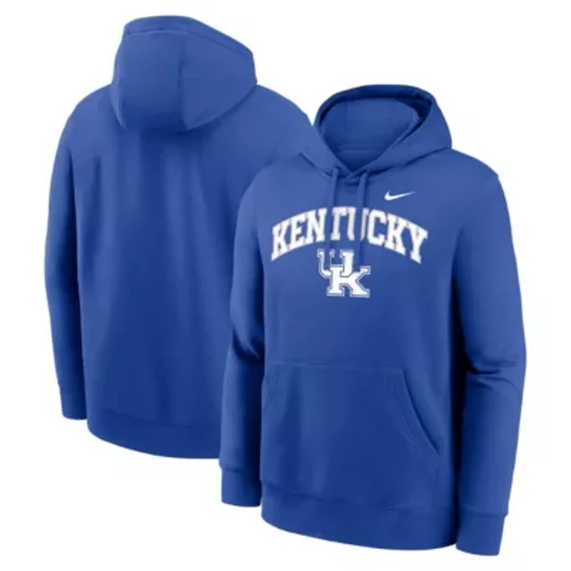 NCAA Nike Kentucky Wildcats Club Fleece Arch Pullover Hoodie