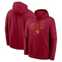 NCAA Nike USC Trojans Club Fleece Arch Pullover Hoodie