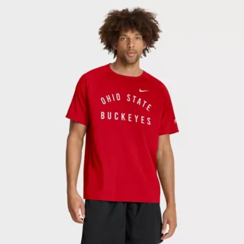 NCAA Nike Ohio State Buckeyes Premium Performance Ready Raglan Dri-FIT T-Shirt