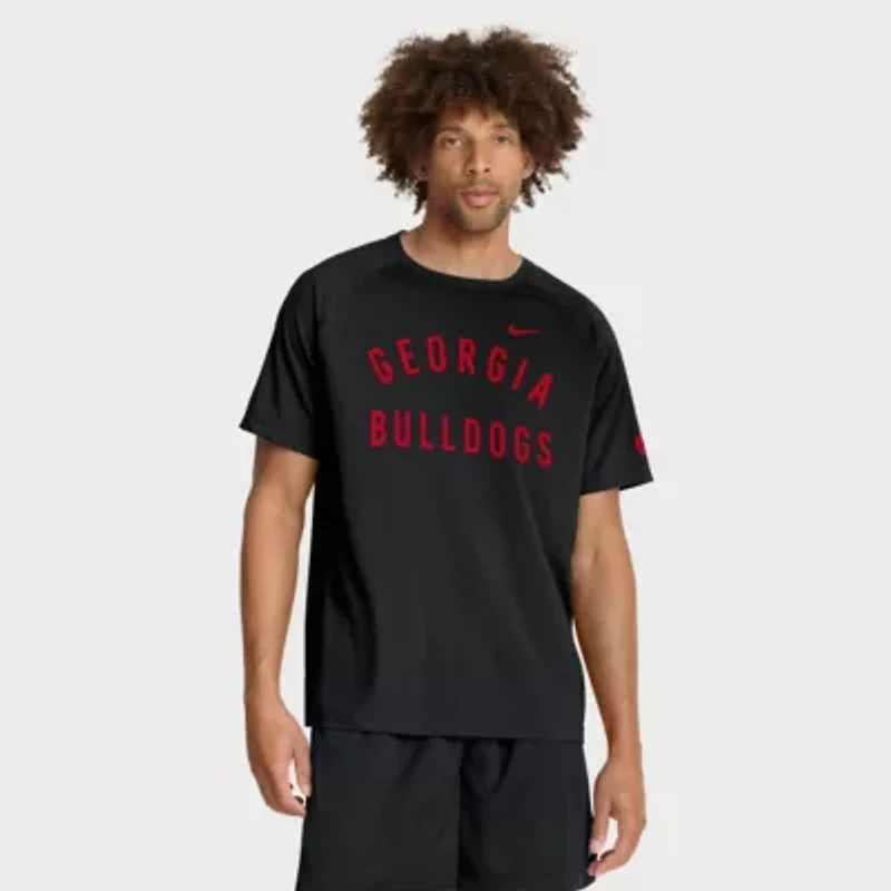 NCAA Nike Georgia Bulldogs Premium Performance Ready Raglan Dri-FIT T-Shirt