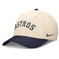 MLB Nike Natural/Navy Houston Astros Statement Rise Performance Flex Hat