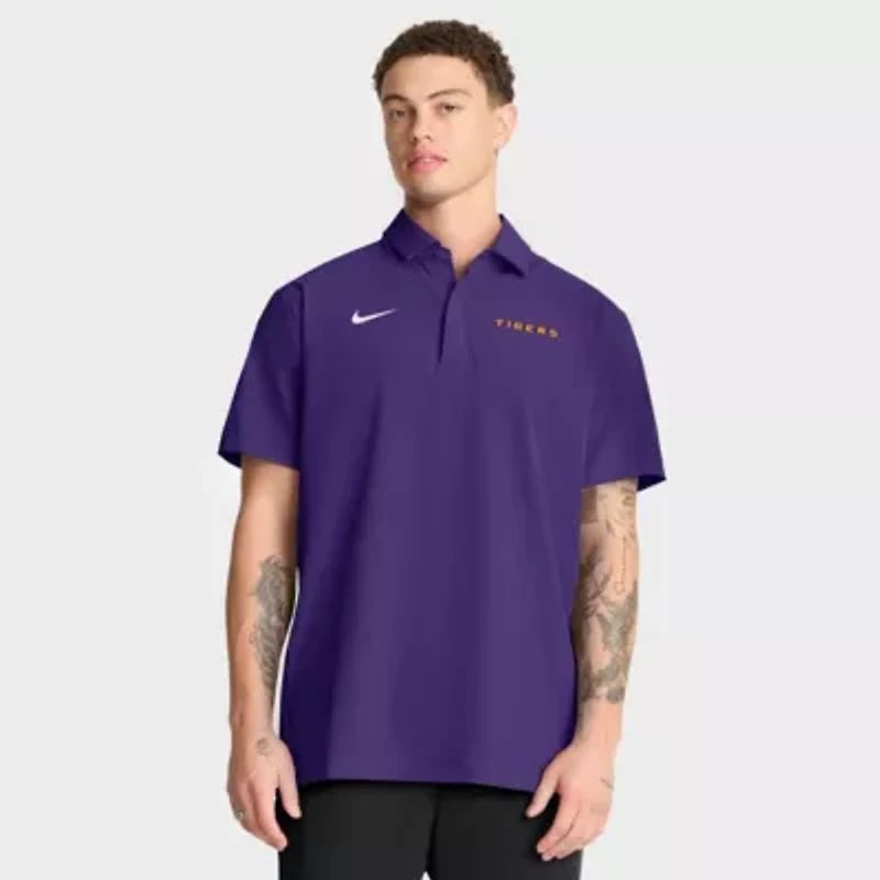 NCAA Nike LSU Tigers 2025 Coaches Sideline Polo