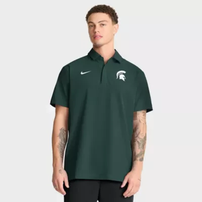 NCAA Nike Michigan State Spartans 2025 Coaches Sideline Polo