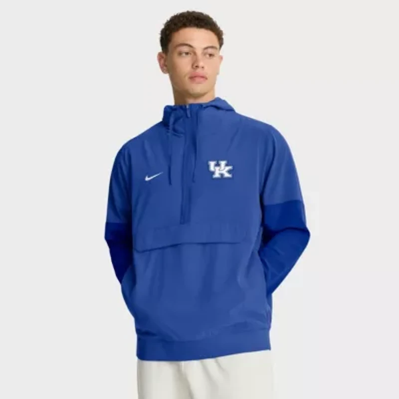 NCAA Nike Kentucky Wildcats Anorak Half-Zip Hoodie Jacket