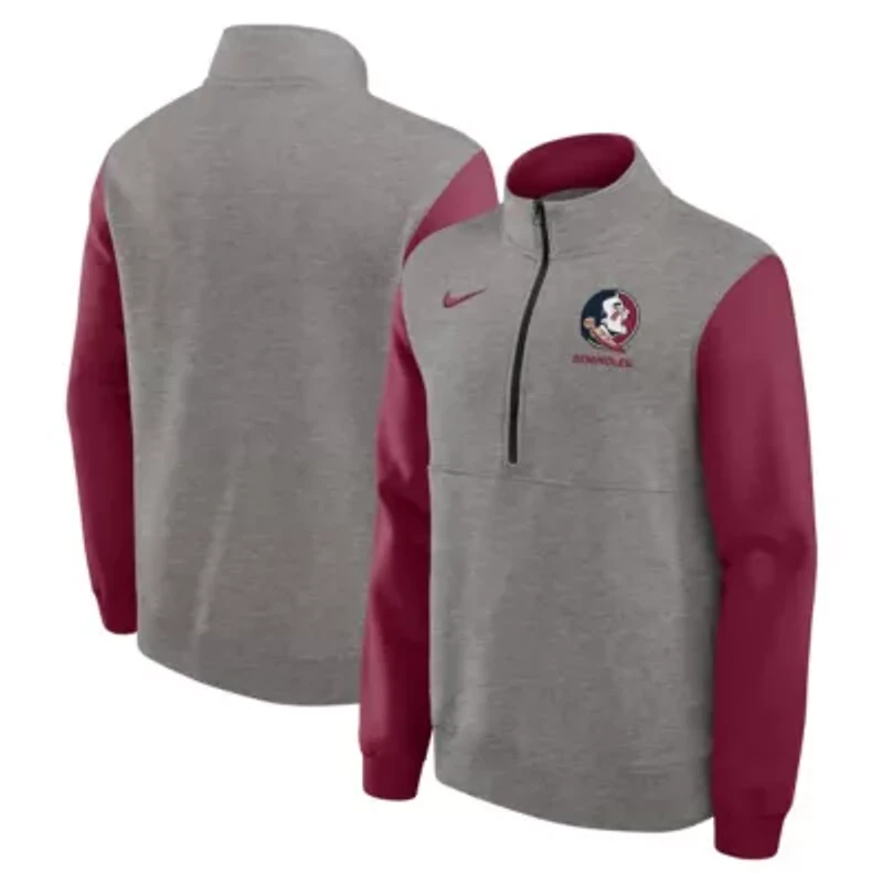 NCAA Nike Florida State Seminoles Club Fleece Half-Zip Pullover