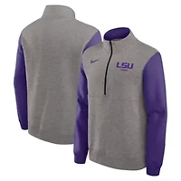 NCAA Nike LSU Tigers Club Fleece Half-Zip Pullover