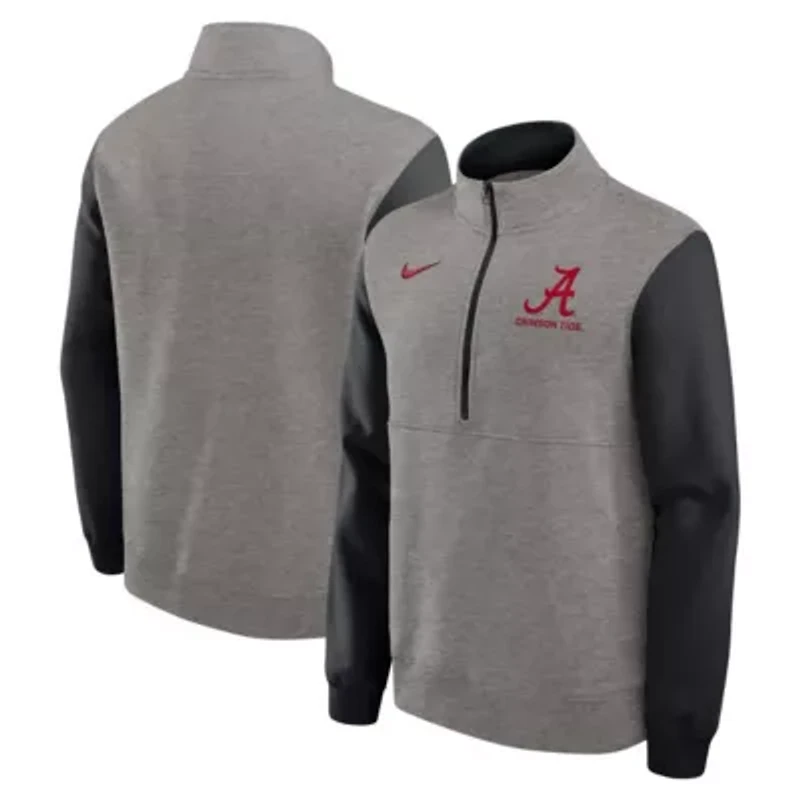 Alabama Crimson Tide NCAA Nike Club Fleece Half-Zip Pullover