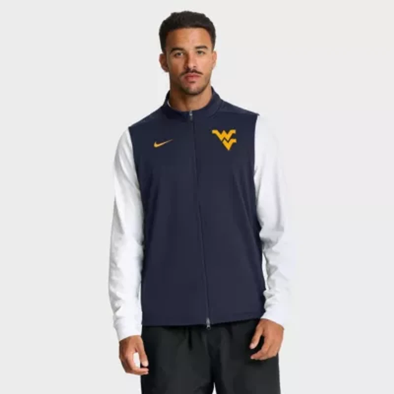 NCAA Nike West Virginia Mountaineers Primetime Victory Performance Full-Zip Vest