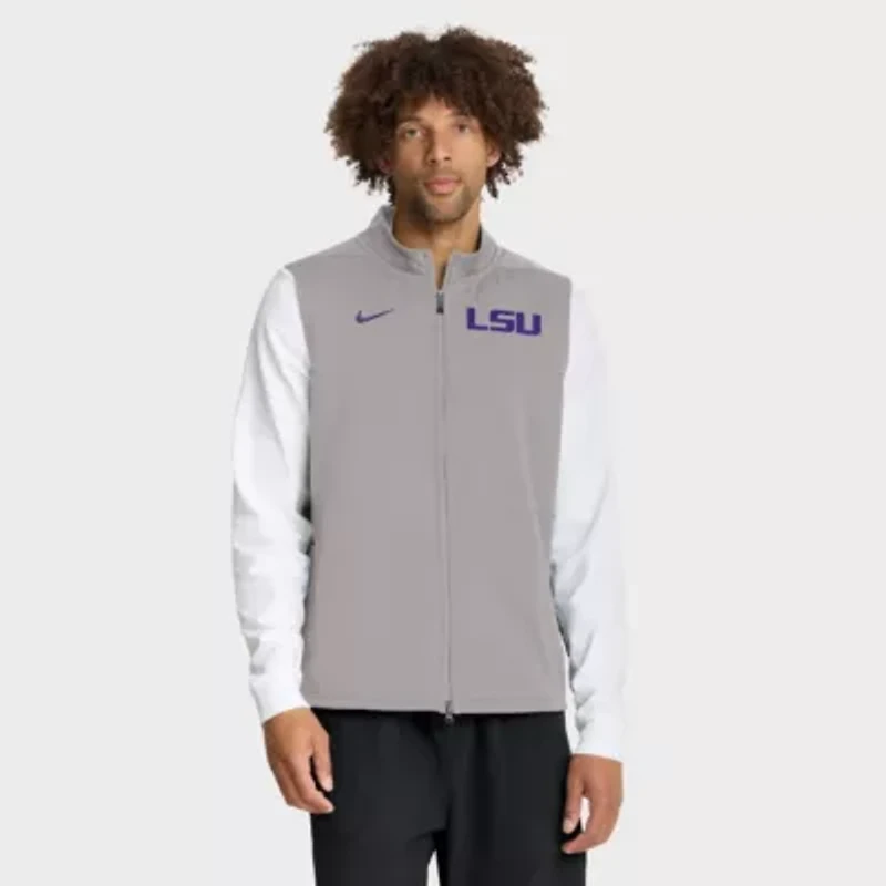 NCAA Nike LSU Tigers Primetime Victory Performance Full-Zip Vest