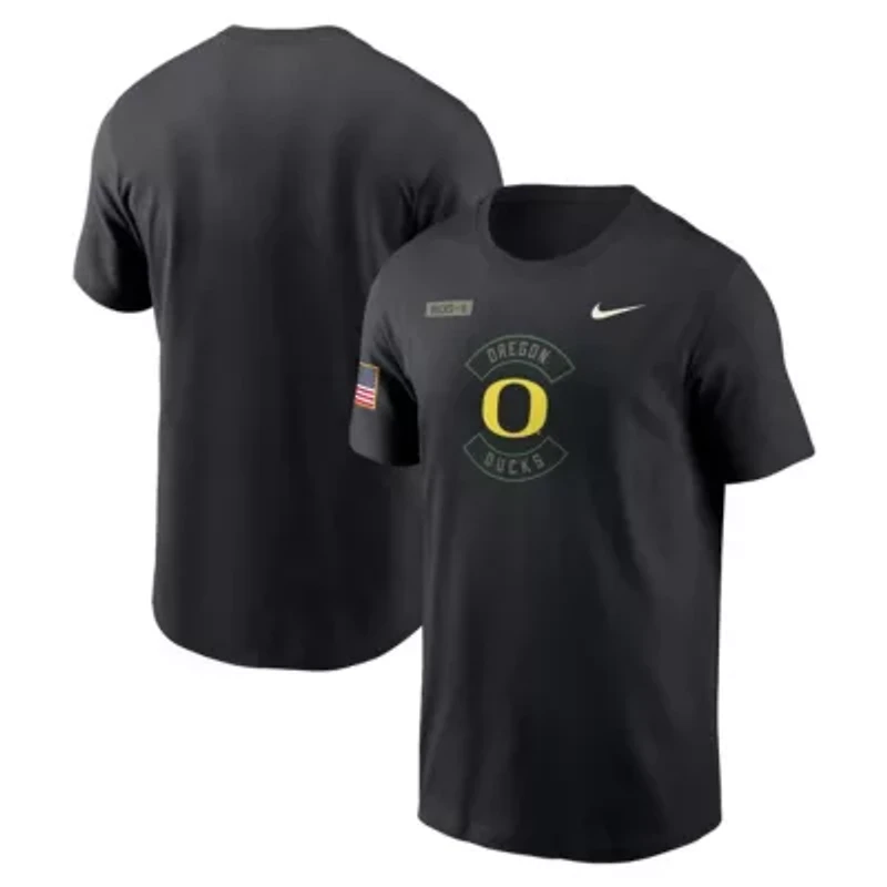 NCAA Nike Oregon Ducks 2025 Military Appreciation Dri-FIT T-Shirt