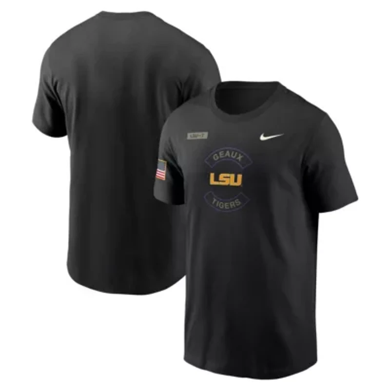 NCAA Nike LSU Tigers 2025 Military Appreciation Dri-FIT T-Shirt