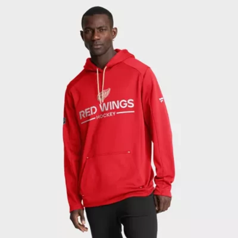 NHL Fanatics Detroit Wings Authentic Pro Centennial Rink Hoodie
