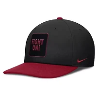 NCAA Nike Black/Cardinal USC Trojans 2025 Sideline Campus Pro Local Snapback Hat