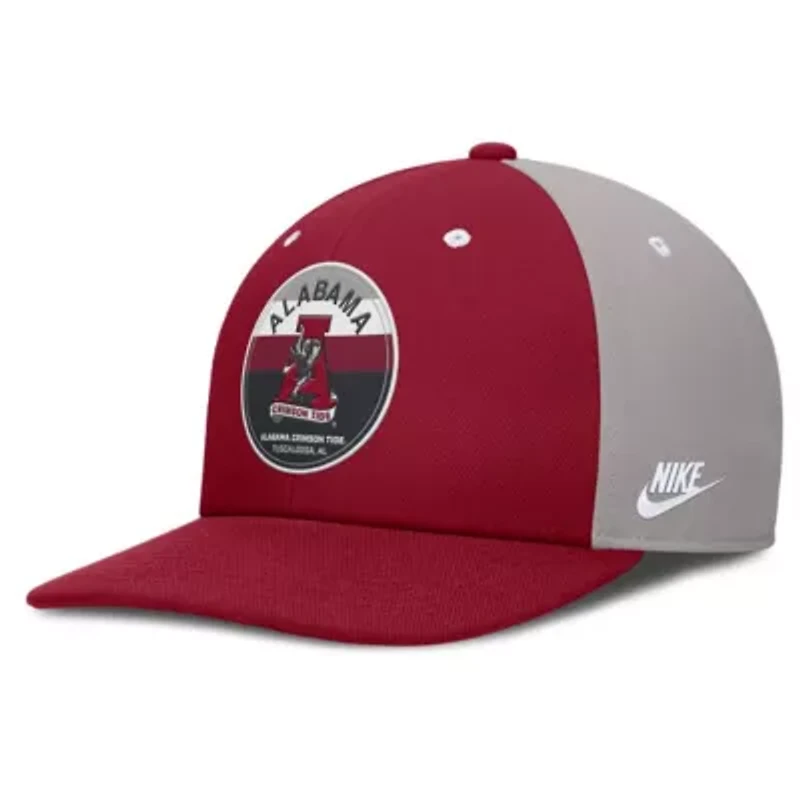 Alabama Crimson Tide NCAA Nike Crimson/Gray Alabama Tide Prep Pro Performance Snapback Hat