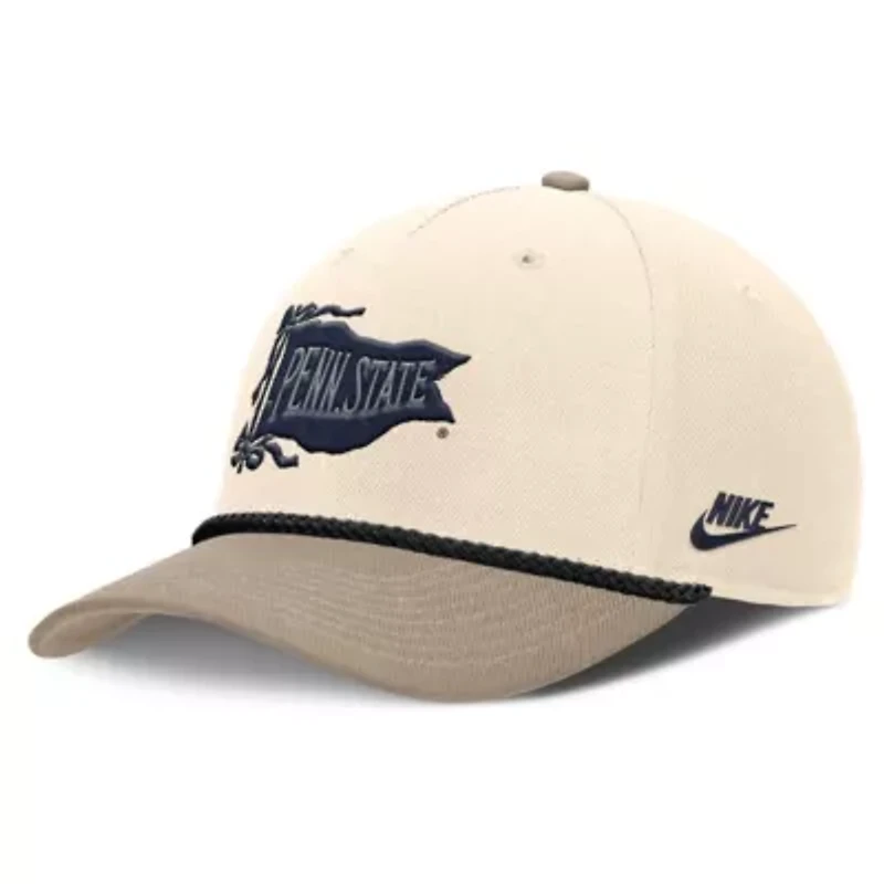 NCAA Nike Penn State Nittany Lions Rise Legacy Throwback Logo Adjustable Hat