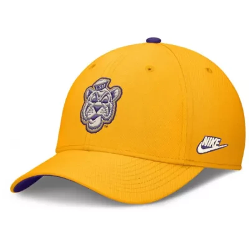 NCAA Nike LSU Tigers Legacy Rise Performance Flex Hat