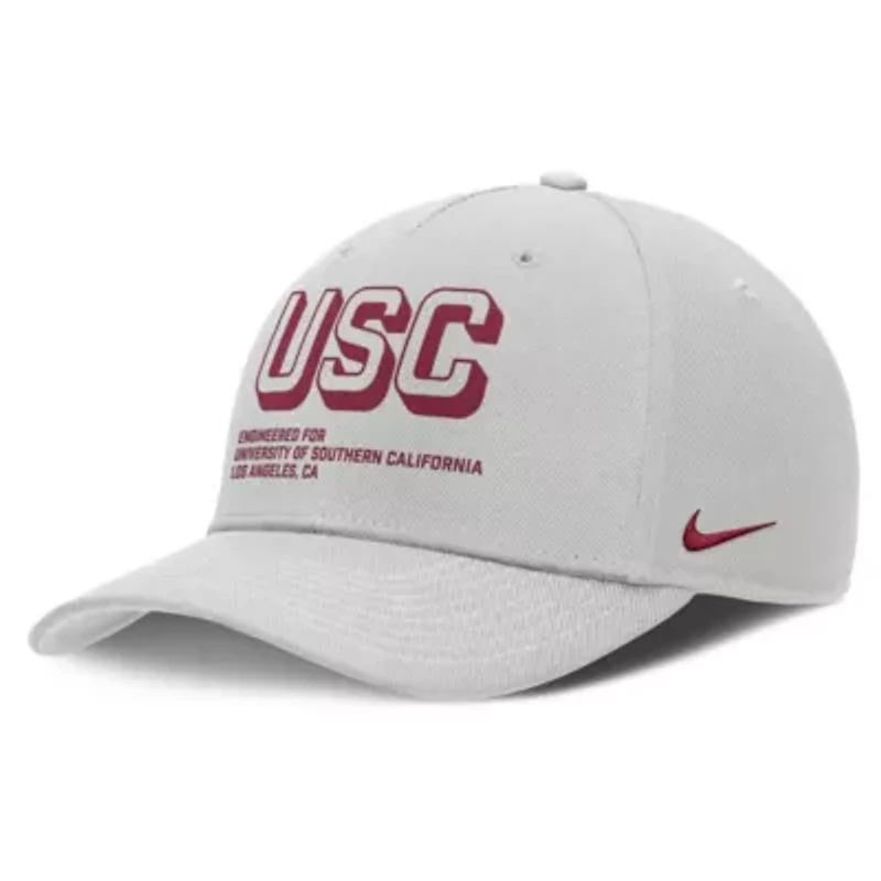 NCAA Nike USC Trojans 2025 Sideline Dust Pinched Rise Adjustable Hat