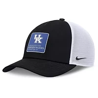 NCAA Nike Black/White Kentucky Wildcats 2025 On-Field Rise Engineered Trucker Adjustable Hat