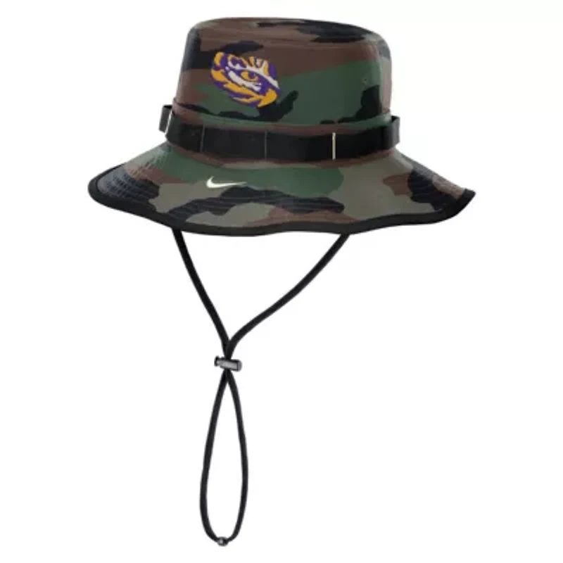 NCAA Nike LSU Tigers 2025 Military Appreciation Boonie Dri-FIT Bucket Hat