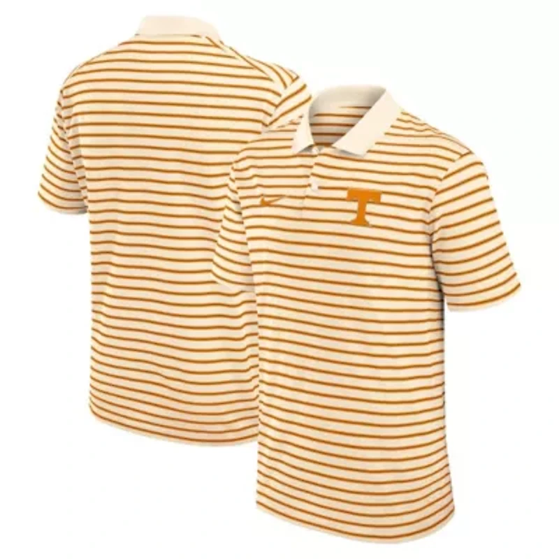 NCAA Nike Tennessee Volunteers Primary Logo Striped Dri-FIT Polo