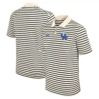 NCAA Nike Kentucky Wildcats Primary Logo Striped Dri-FIT Polo