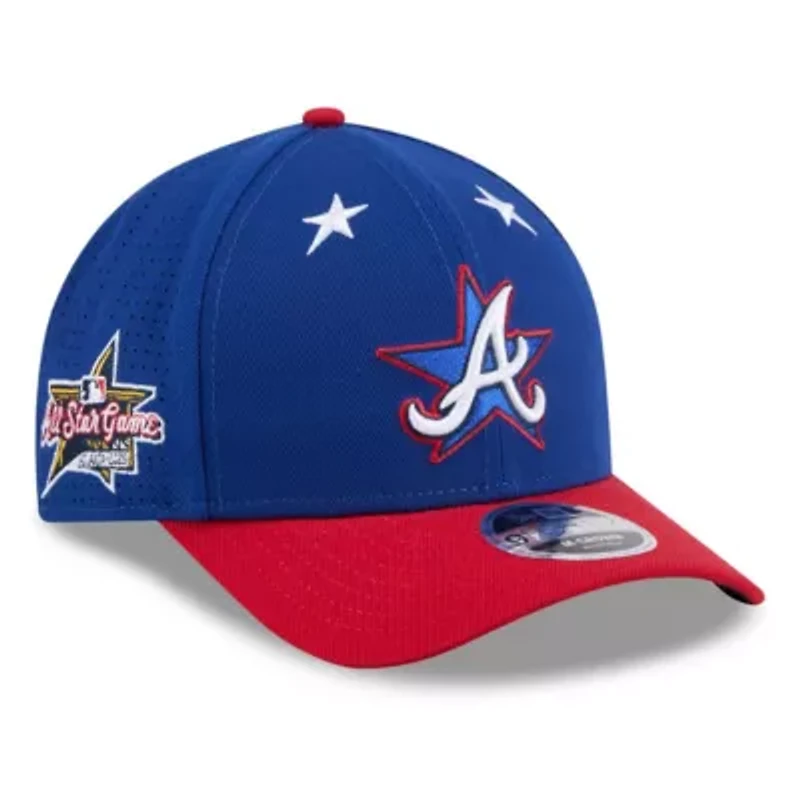 MLB Blue/Red Atlanta Braves 2025 MLB All-Star Game Workout 9FORTY M-Crown Adjustable Hat