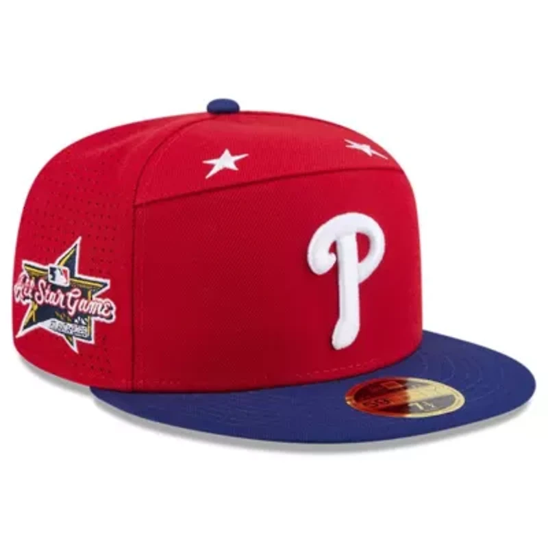 MLB Red/Royal Philadelphia Phillies 2025 All-Star Game Side Patch 59FIFTY Fitted Hat