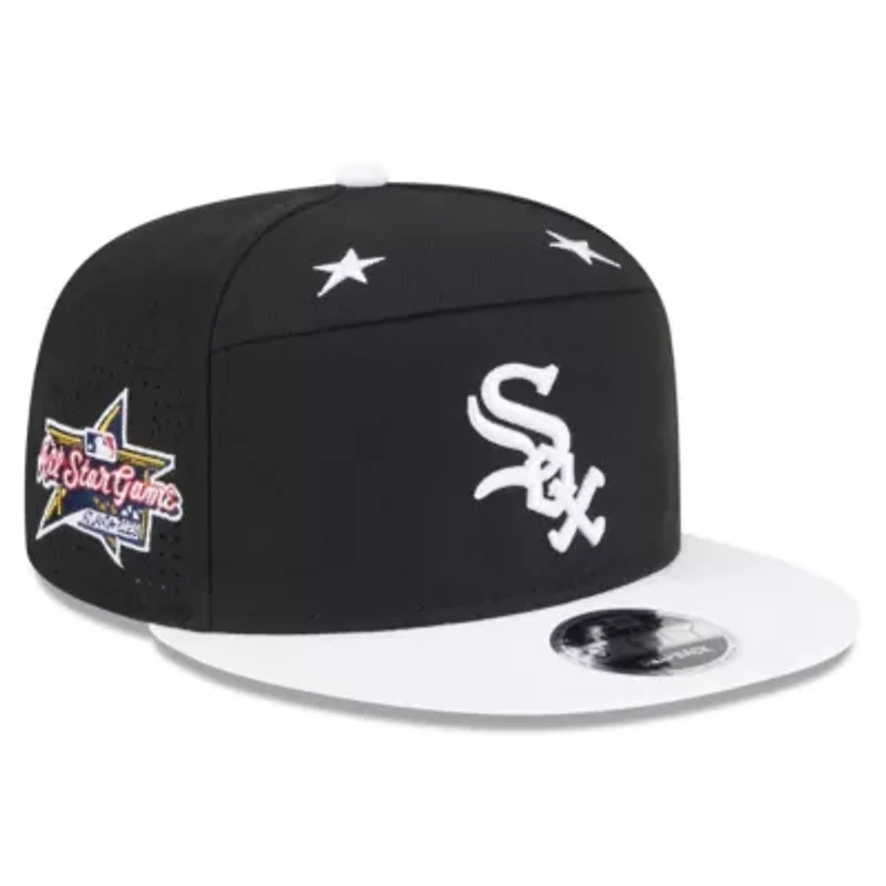 Chicago White Sox MLB Black/White Chicago Sox 2025 MLB All-Star Game Side Patch 9FIFTY Snapback Hat