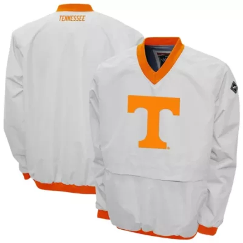 NCAA Franchise Club Tennessee Volunteers Big Logo Windshell V-Neck Pullover Jacket