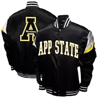 NCAA Franchise Club Appalachian State Mountaineers Power Satin Full-Snap Jacket