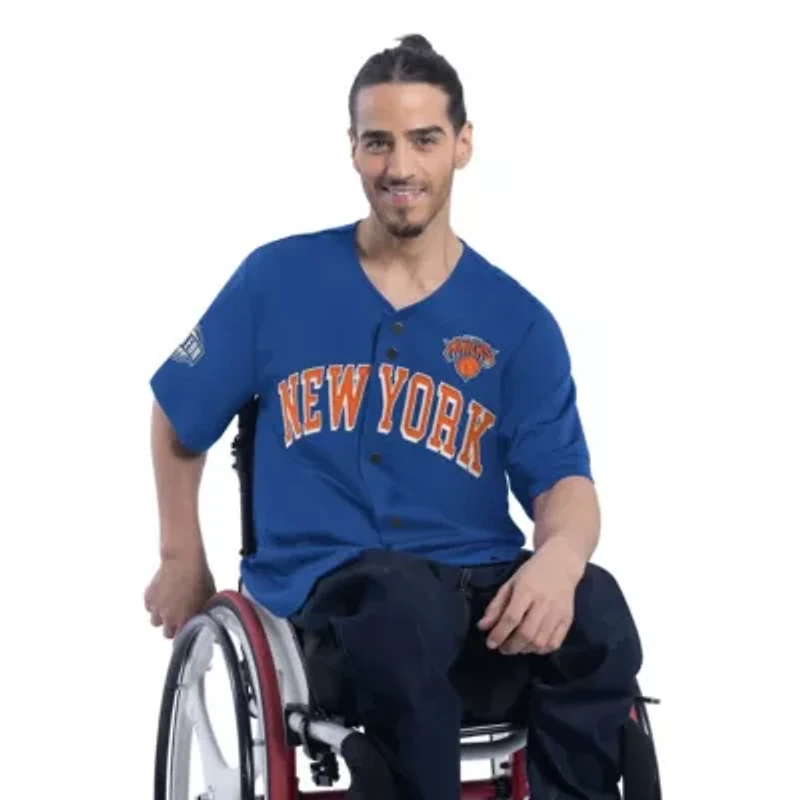 NBA New York Knicks Adaptive Star Player Fashion Baseball Jersey