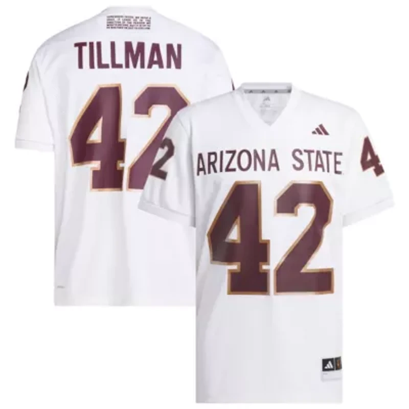 NCAA Pat Tillman #42 Arizona State Sun Devils Away Icon Premier Football Jersey