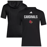 NCAA Louisville Cardinals 2025 AREOREADY Sideline Training Hooded T-Shirt