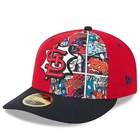MLB Red/Navy St. Louis Cardinals 2025 Diamond Hero Edition Low 59FIFTY Fitted Hat
