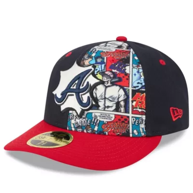 MLB Navy/Red Atlanta Braves 2025 Diamond Hero Edition Low 59FIFTY Fitted Hat