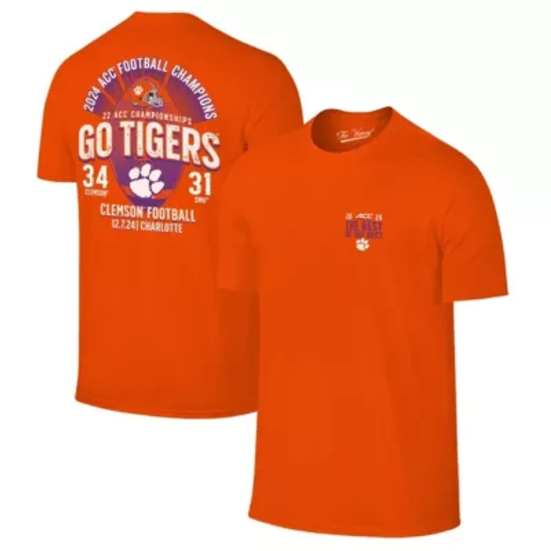 NCAA Clemson Tigers 2024 ACC Football Conference s Score T-Shirt