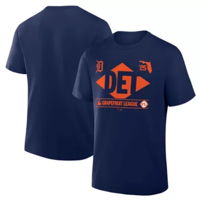 MLB Fanatics Detroit Tigers 2025 Spring Training Grapefruit League True Icon T-Shirt