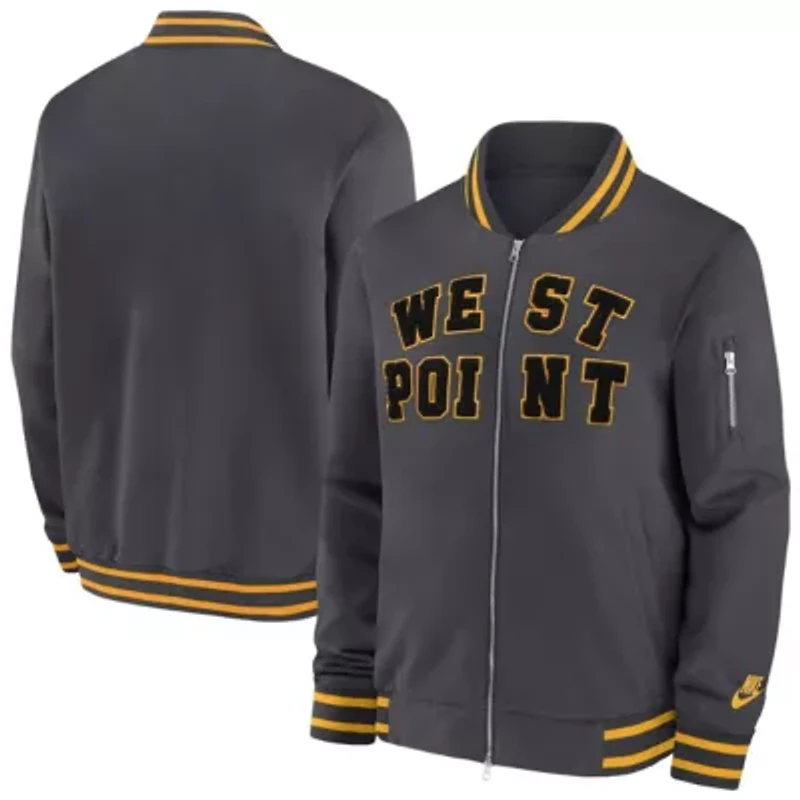 Army Black Knights NCAA Nike West Point Classic Collection Full-Zip Bomber Jacket