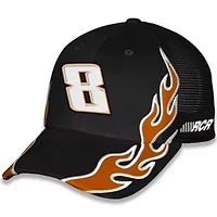 NASCAR Unisex Kyle Busch Cheddars Flame Trucker Adjustable Hat