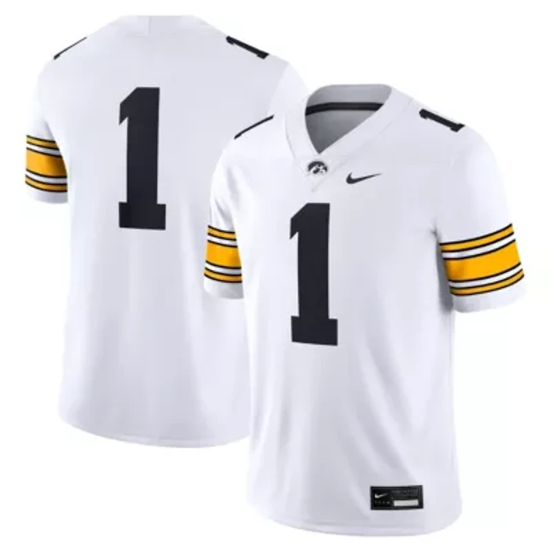 NCAA Nike #1 Iowa Hawkeyes Game Jersey