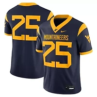 NCAA Nike #25 West Virginia Mountaineers Limited Home Game Jersey