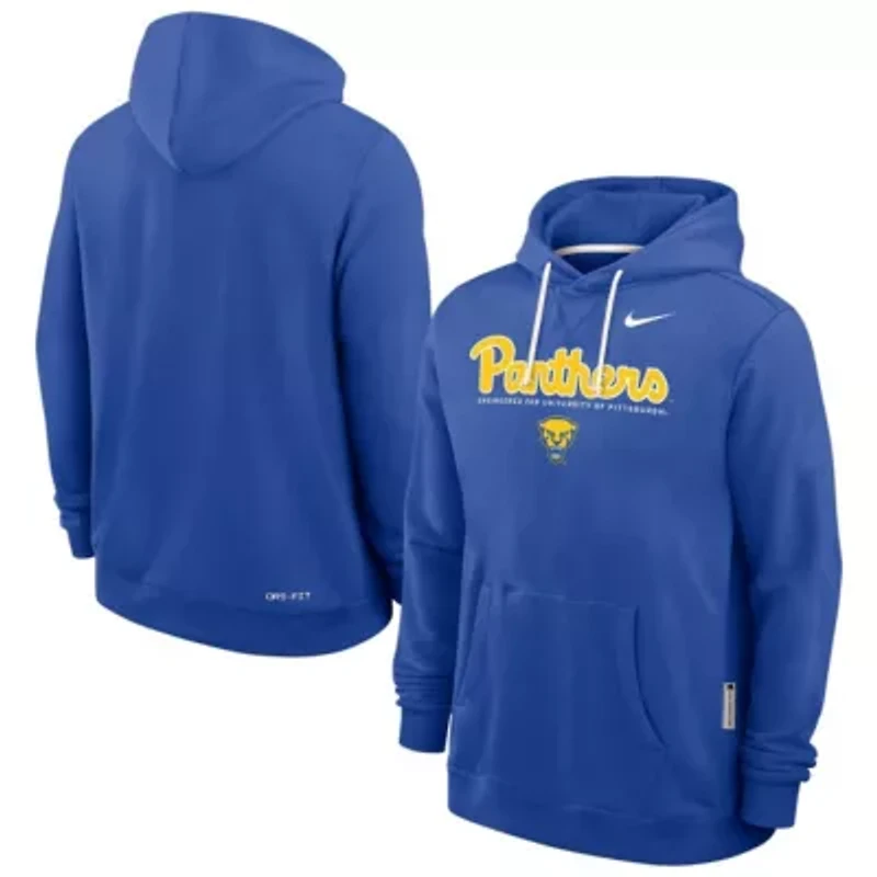 NCAA Nike Pitt Panthers 2025 Sideline Standard Issue Dri-FIT Hoodie