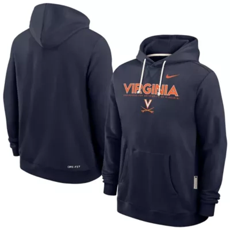 NCAA Nike Virginia Cavaliers 2025 Sideline Standard Issue Dri-FIT Hoodie
